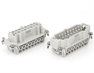 16極のハーティング用長方形インサート